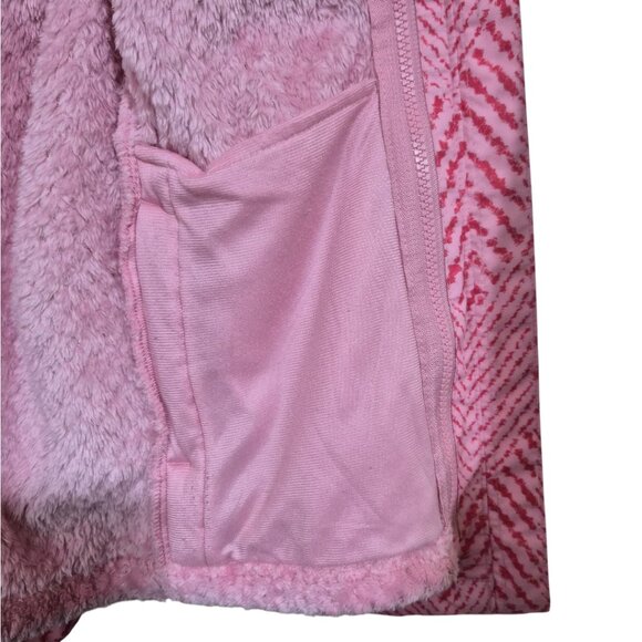 Columbia Fleece Interchange Jacket Omni-Heat Reflective Girls Pink Size L - Picture 8 of 16